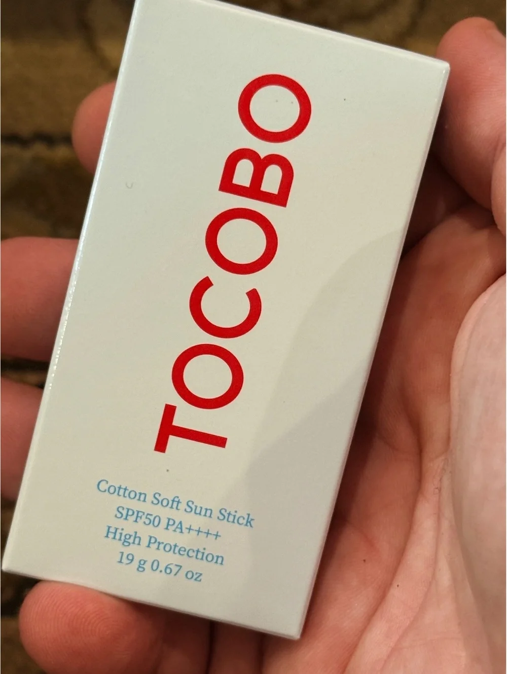 TOCOBO Cotton Soft Sun Stick SPF50 PA++++ High Protection 19g EXP. 7/2026